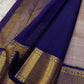Dovetail Grey – Pure Kanchipuram Silk Saree
Dove-grey body with petite kamalam & manga zari buttas ✨
Regal violet borders in chevron zari weave 🌸
Opulent violet pallu with diamond lattice design 💜

Silk Mark Certified, delivery in 2 weeks