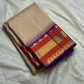 Biscuit Kattam Amethyst Purple — Pure Silk Kanchipuram
Biscuit-beige micro-checks with orange korvai borders & amethyst-purple pallu ✨
Silk Mark Certified • Antique Zari Weave • Ships in Two Weeks • Free Shipping within USA