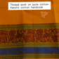 Fresh Off the Loom – Kanchi Cotton Thread Work Sarees
Soft • Lightweight •
$65 • Free Shipping within USA 2 weeks