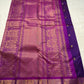 Vedhavalli — Pure Silk Kanchipuram Saree
Royal purple with gold mango buttas & korvai fuchsia border
Magenta–gold brocade pallu, tasselled finish
Silk Mark Certified ✅ • Free USA Shipping ✅ • Ships in Two Weeks ✅
