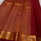 ✨ Kemp Red — Pure Silk Kanchipuram Saree ✨
Rich ruby-red body with gold zari coin buttas, antique gold korvai border & grand brocade pallu.
Silk Mark Certified • Free USA Shipping • Ships in 2 Weeks • Blouse Stitching $30 ✅