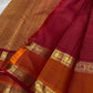 Brick Red Saffron Zari Kattam | Pure Kanchipuram Silk ✨
Brick-red body with zari kattam checks, gold buttas & saffron-orange border ❤️
Silk Mark Certified • Free Shipping within USA • Ships in Two Weeks ✅