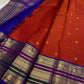 Ruby Grape Purple — Pure Silk Kanchipuram Saree
Kumkum-Red Body with Gold Buttas & Royal-Purple Elephant Zari Border ✨
Silk Mark Certified • Free USA Shipping • Ships in 2 weeks