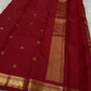 Ratna Rekha — Pure Silk Kanchipuram Saree
Deep kumkum red body with gold coin buttas, rich woven zari jaal pallu, and antique-gold floral borders.
Silk Mark Certified • Blouse Stitching ($30) • Free USA Shipping • Ships in 1 Week
