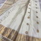 Pearl Radiance ✨ – Pure Kanchipuram Silk Saree
Ivory Body with Gold Zari Buttas & Medallions
Traditional Yali & Peacock Motif Zari Border
Grand Zari Pallu with Paisleys & Floral Vines
Silk Mark Certified | Free USA Shipping