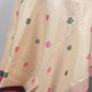 Ivory & Lotus Pink No-Zari Kanchipuram Silk Saree