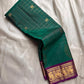 Pachai Sorgavasal Kili — Zari Kattam | Pure Kanchipuram Silk ✨
Emerald-green body with zari kattam checks, kili buttas & grand medallions 💚
Silk Mark Certified • Free Shipping within USA • Ships in Two Weeks ✅