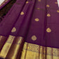 Purple Vairaoosi – Pure Kanchipuram Silk Saree
Classic purple body woven in the timeless Vairaoosi pinstripe technique ✨
Grand antique-gold korvai borders with rosettes & chevron weave. Silk Mark Certified, delivery in 2 weeks