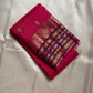 Kaamini ✨ — Fuschia Pure Kanchipuram Silk Saree
With Scattered Gold Zari Buttas on Lustrous Body
Bold Striped Korvai Border in Green & Blue Accents
Grand Fuschia Pallu Woven in Intricate Gold Zari
Contrast Blouse with Matching Zari Border Finish