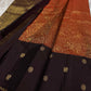 Sudar Mayil – Radiant Burnt Orange Pure Kanchipuram Silk Saree
Lustrous burnt orange body adorned with intricate gold vine jaal.
Broad deep plum borders gleam with antique zari artistry.

Silk Mark Certified, delivery in 2 weeks