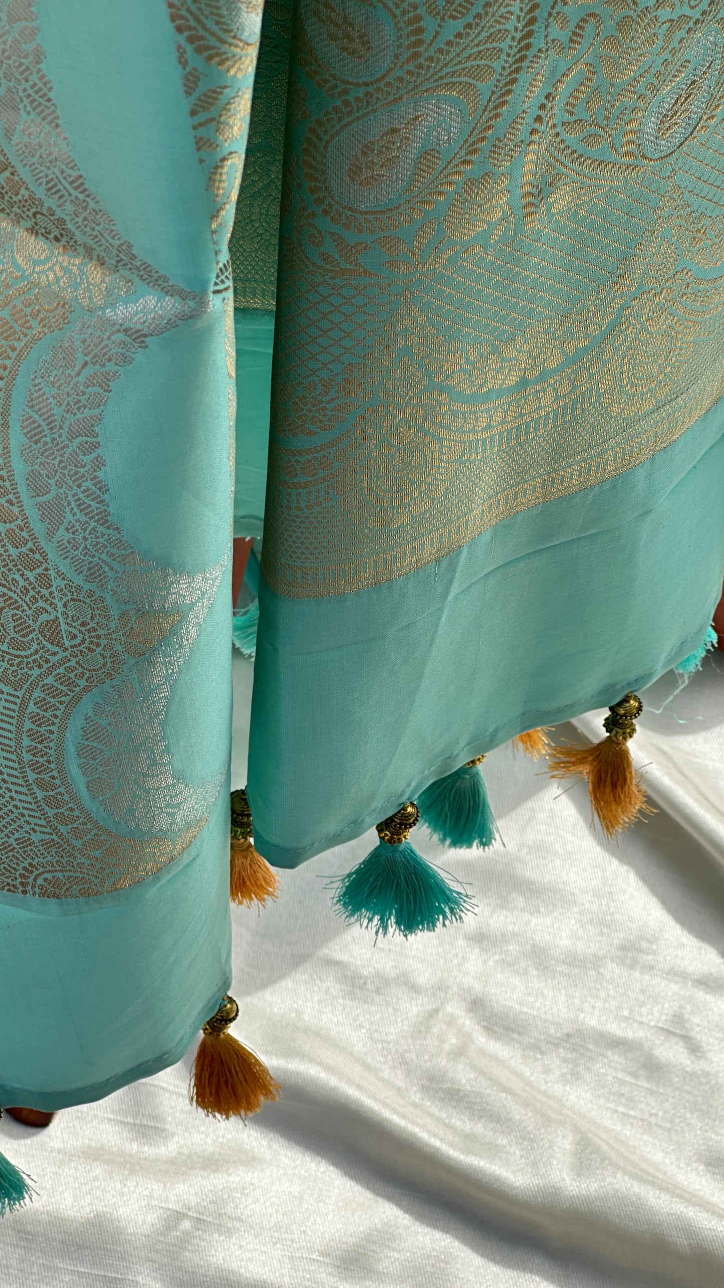 Soft banarasi handwoven saree -