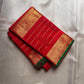 Aruna Kiran Red — Pure Silk Kanchipuram Saree
Crimson body with gold pinstripes, coin buttas & elephant zari borders
Silk Mark Certified • Free USA Shipping • Ships in Two Weeks