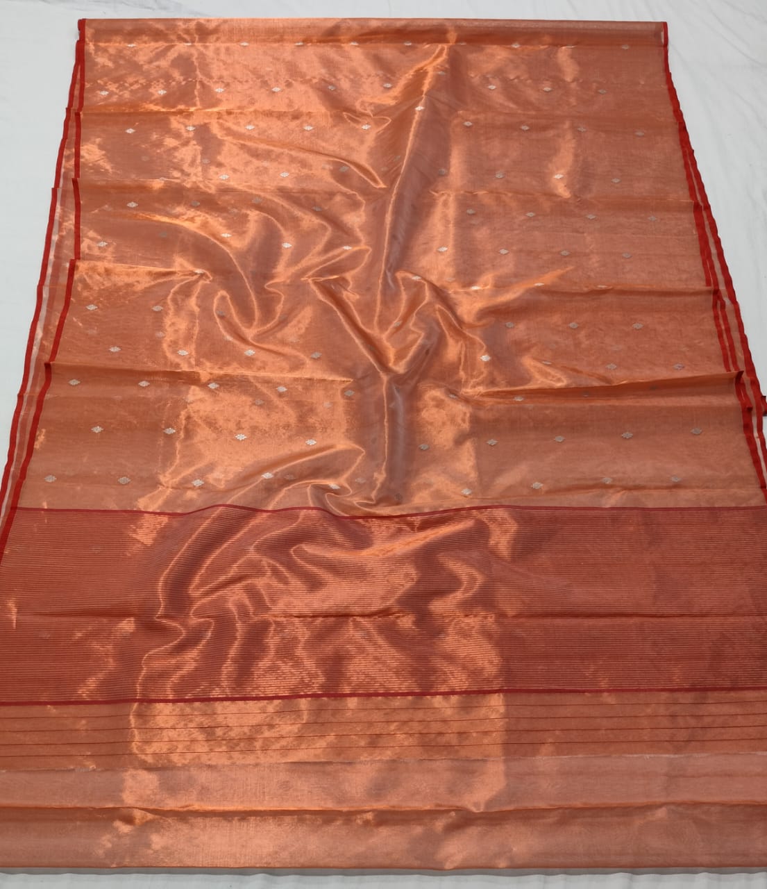 Pure silk Chanderi saree