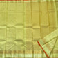 Meadow Shine — Kanchipuram Pure Silk Saree

Pastel meadow-green body with micro kattam checks & zari buttas

Antique zari borders woven with vine & elephant motifs

Warm kesari-orange selvedge a radiant edge . Silk mark cert￼. Free shipping within USA