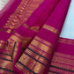 Orchid Sky ✨ – Pure Kanchipuram Silk Saree in Sky-Blue with Vertical Zari Stripes
Korvai Contrast Magenta Varisaipet Border & Grand Gold Zari Pallu
Contrast Magenta Blouse Piece with Matching Zari Border Attached
Silk Mark Certified | Fall & Pico Done |
