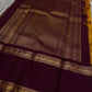 Bhanu – Mustard Gold Handwoven Kanchipuram Silk Saree with Deep Coffee Brown Borders, Intricate Elephant Motif Zari, and a Grand Temple-Inspired Pallu