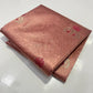 Full Antique Rose Pattu Silk Chanderi saree showing scattered woven accents and broad fine zari pallu
