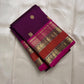 Kavyashree Plum Lustre — Pure Kanchipuram Silk Saree
Deep Plum Body with Gold Buttas, Rust–Magenta Korvai Borders
Silk Mark Certified | Free Shipping within USA | Ships in Two Weeks
