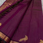 Purple Mayil Vairaoosi — Pure Silk Kanchipuram Saree
Royal purple body in fine vairaoosi pin-stripes with gold mayil motifs
Antique-gold zari borders, copper-rose brocade pallu & black selvedge ✨
Silk Mark Certified • Free USA Shipping • Ships in Two Week