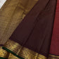 Ruby Red Zari Kattam — Pure Silk Kanchipuram Saree
Kumkum-Red Body with Gold Buttas & Royal-Purple Elephant Zari Kattam Border ✨
Silk Mark Certified • Free USA Shipping • Ships in 2 Weeks ✅