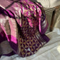 Purple Semi-Georgette Banarasi Saree 💜
Gold Zari Floral Jaal & Striped Weave ✨
Broad Contrast Border with Rich Detailing 💫
Lightweight, Festive & Elegant Draping 🌸
Silk Mark Certified | Ships in 2 Weeks | Free USA Shipping ✅