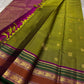 Meadow Bloom ✨ – Pure Kanchipuram Silk Saree
Meadow Green Body with Gold Zari Buttas
Contrast Brown–Green Border with Peacock Motifs
Majestic Magenta-Pink Zari Brocade Pallu
Handwoven Elegance – Perfect for Weddings & Festive Wear