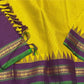 Ochre Turmeric Kattam

Pure Kanchipuram Silk Saree – Ochre Yellow Body with Fine Kattam Checks

Contrast Korvai Borders with Temple Serrations & Floral Zari

Grand Zari Brocade Pallu with Hand-Knotted Tassels

Silk Mark Certified ✅ |ships in 2 weeks