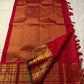 Chandrika — Pure Silk Kanchipuram Saree
Kumkum Red Body with Gold Checks & Coin Buttas | Grand Zari Medallion Borders
Rich Brocade Pallu | Silk Mark Certified ✅ | Free USA Shipping | Ships in Two Weeks ✅