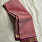 Rose Blush Coin Butta
Pure Silk Kanchipuram Saree
Honey-Pink Body with Gold Coin Buttas
Contrast Royal-Purple Korvai Border & Grand Zari Pallu
Silk Mark Certified | Fall & Pico Done | ships in 2 weeks ✅