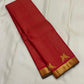 Sindoor Kili Vairaoosi — Pure Silk Kanchipuram Saree
Arakku-red body with twin parrot buttas and marigold-orange kasu jaal pallu
Silk Mark Certified • Ships in Two Weeks • Free Shipping within USA