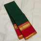 Verdant Blaze Korvai – Pure Silk Kanchipuram Saree
Deep Green Checked Body with Contrast Red Border ✨
Mustard Selvedge Highlight for a Striking Edge 🌼
Rich Gold Zari Borders & Traditional Korvai Weave 💛
Silk Mark Certified | ships in2 weeks