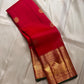 Srinagar Red Mayil Kamalam — Pure Silk Kanchipuram Saree
Temple-red body with gold mayil kamalam buttas ✨
Emerald-green korvai borders & grand gold pallu 💫
Silk Mark Certified ✅ • Free USA Shipping 🚚 • Ships in 2 Weeks