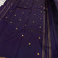 Nila Deepam Purple Butta Kanchipuram Silk Saree