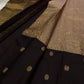Mauve Mayil – Pure Kanchipuram Silk Saree with Plum Body & Dusty-Rose Pallu
Deep plum silk adorned with delicate golden buttas.
Broad antique zari borders with kattam.
Dusty-mauve pallu in intricate vine jaal. Silk Mark Certified, delivery in 2 weeks