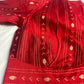 Kaantha silk blouse in red