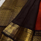 Amber Plume – Pure Kanchipuram Silk Saree
Amber Burnt-Orange Body with Vaira Oosi Stripes
Rudhraksham & Mayil Zari Woven Buttas All Over
Contrast Coffee-Brown Border with Peacock Motif Panel

Silk Mark Certified, delivery in 2 weeks
