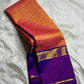 Sunset Veldhari — Pure Silk Kanchipuram Saree
Apricot-orange body with gold zari varisai lines and deep violet korvai borders ✨
Silk Mark Certified ✅ • Ships in 1 Week ✅ • Free Shipping within USA 🇺🇸
