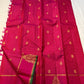 Magenta Mayuram — Pure Kanchipuram Silk Saree ✨
Rani Pink Body with Gold Paisley Buttas & Temple Vriksha Motif 🌸
Silk Mark Certified • free shipping within Usa ,ships in two weeks
