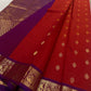 Swaram Scarlet Symphony
Lightweight Kanchipuram Silk Saree
Scarlet Red with Royal Purple Temple Zari