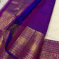 Hamsa Paisley — Pure Handloom Kanchipuram Silk Saree 
Ivory Body with Gold Paisley Buttas & Royal Purple Brocade Border ✨
Silk Mark Certified • free shipping within Usa ships in two weeks
