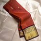 🦚 Rust Orange Gandaberunda — Coffee Brown Korvai Kanchipuram

Pure Silk | Gandaberunda (Double-Headed Eagle) Zari Border

Rust Orange Body with Chakram & Mango Buttas ✨

Coffee Brown Brocade Pallu with Diamond Jaal 💛

Silk Mark Certified | Free Sh..