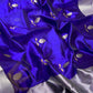 Pure silk Chanderi handloom striking purple shot indigo sona roopa silver gold butti saree