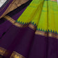 Sivakami ✨
Royal Aubergine & Parrot-Green Korvai Kanchipuram Pure Silk Saree
With Purple Thazampoo Reku Crown & Rettapet Mayil Zari Border
Grand Gold Brocade Pallu with Temple-Inspired Detailing
Silk Mark Certified | Handloom Heirloom Elegance