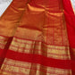 Mahi ✨
Golden-Beige Diamond Zari Kanchipuram Silk
Vermilion Red Rettapet Border with Elephant & Peacock Motifs
Grand Gold Zari Brocade Pallu
Silk Mark Certified | Handloom Heirloom
