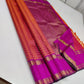 Ruby Orchid kattam – Pure Kanchipuram Silk Saree
Radiant red-orange body with fine kattam checks & zari buttas ✨
Striking magenta 2G Korvai borders woven with floral zari artistry

Silk Mark Certified, delivery in 2 weeks