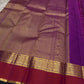 Amethyst Purple Saffron green selvedge Zari Kattam | Pure Kanchipuram Silk ✨
Amethyst body with zari kattam checks, gold buttas & saffron-orange border 💜
Silk Mark Certified • Free Shipping within USA • Ships in Two Weeks ✅