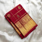 Leelavati Kattam Red
Kumkum-Red Kanchipuram Silk Saree
Zari Kattam Checks & Elephant Procession Border
