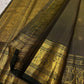Antique Olive Vairaoosi
Pure Kanchipuram Handloom Silk Saree
Gilded Heritage Weave • Timeless Temple Gold