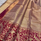 Banarasi-inspired jaal character on a handwoven Pure Silk Kanchipuram saree
