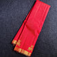 Red Vairaoosi Maan — Pure Silk Kanchipuram Saree
Vibrant crimson-red body in fine vaira oosi weave with gold maan (deer) motifs 🦌
Antique-gold zari borders, copper brocade pallu & dark selvedge detailing ✨
Silk Mark Certified • Free USA Shipping • Ships